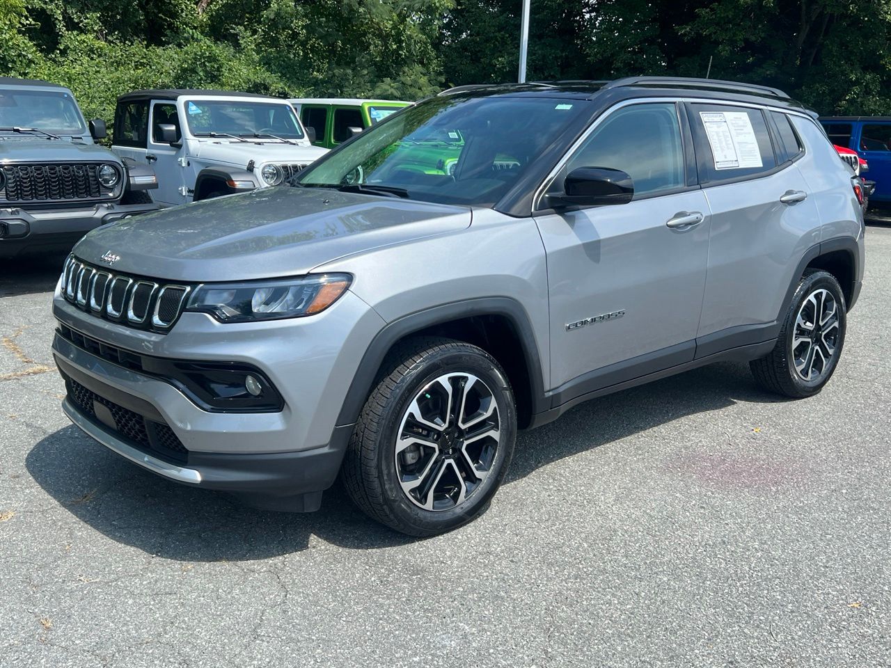 Used 2022 Silver Jeep Limited image 2