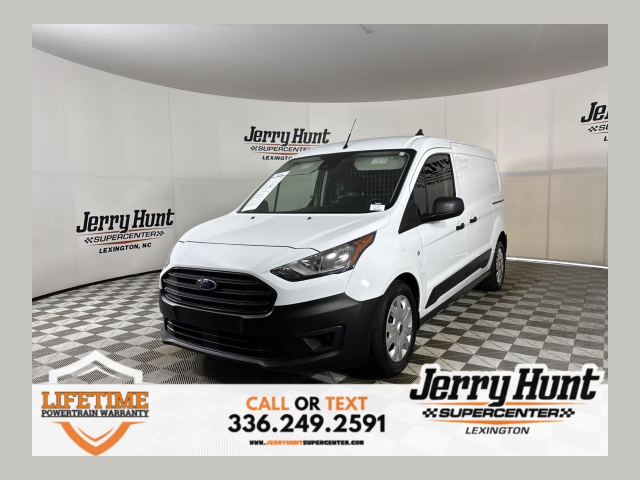 Frozen White 2023 Ford Transit Connect Van Front-Wheel Drive 8-Speed Automatic
