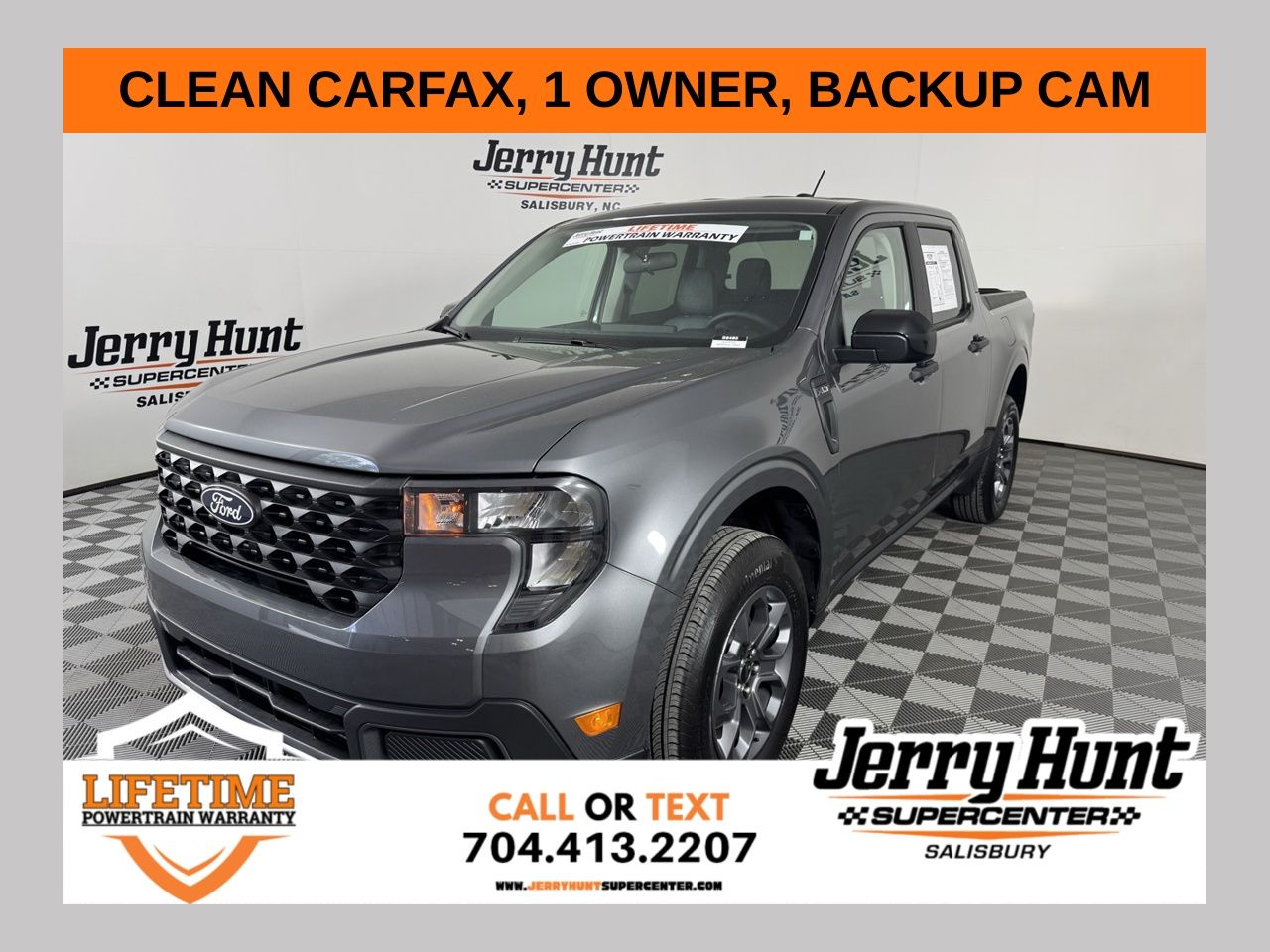 Gray Metallic 2025 Ford Maverick XLT SuperCrew AWD Pickup Truck All-Wheel Drive 8-Speed Automatic