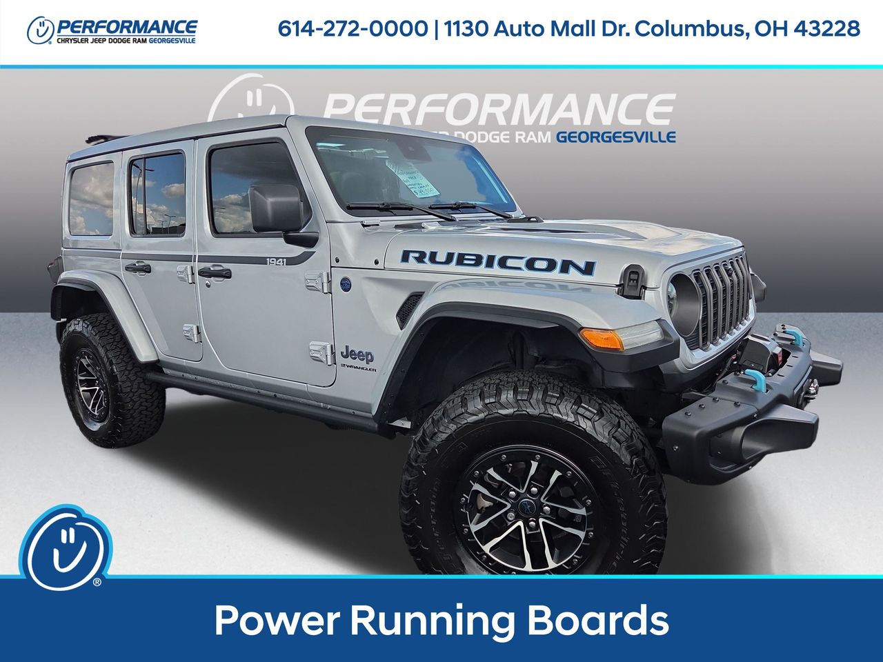 Silver Zynith Clearcoat 2024 Jeep Wrangler SUV / Crossover Four-Wheel Drive 8-Speed Automatic