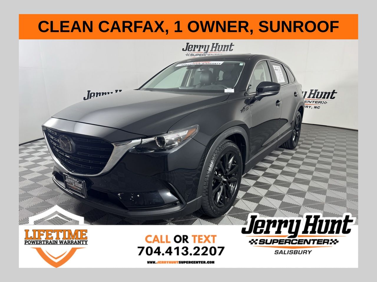Jet Black Mica 2023 Mazda CX-9 Touring Plus AWD SUV / Crossover All-Wheel Drive 6-Speed Automatic