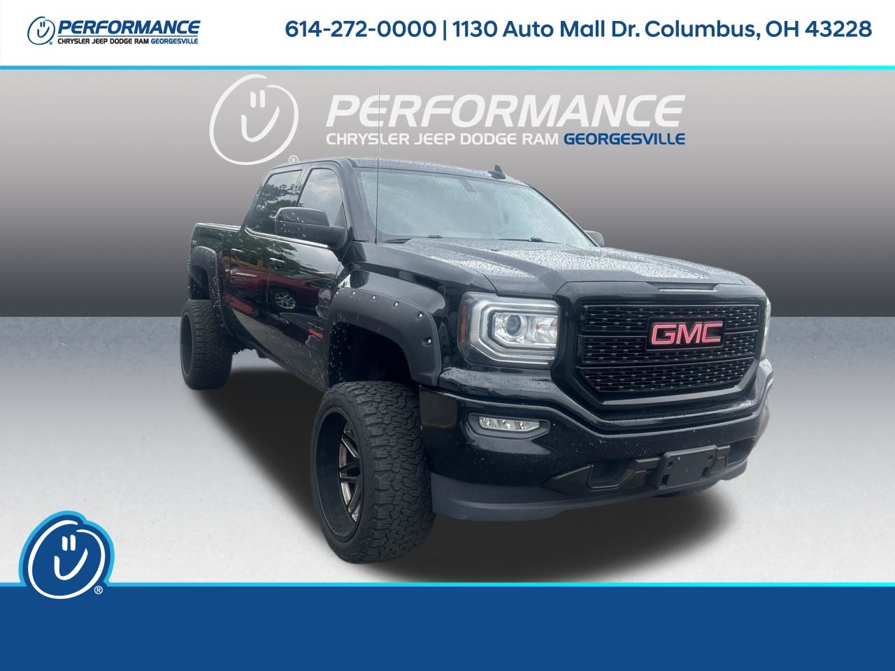 Onyx Black 2018 GMC Sierra 1500 Pickup Truck 4X2 6-Speed Automatic Overdrive