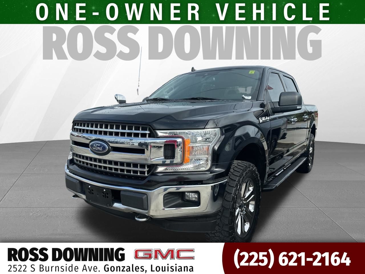 Black 2019 Ford F-150 XLT SuperCrew 4WD Pickup Truck Four-Wheel Drive Automatic