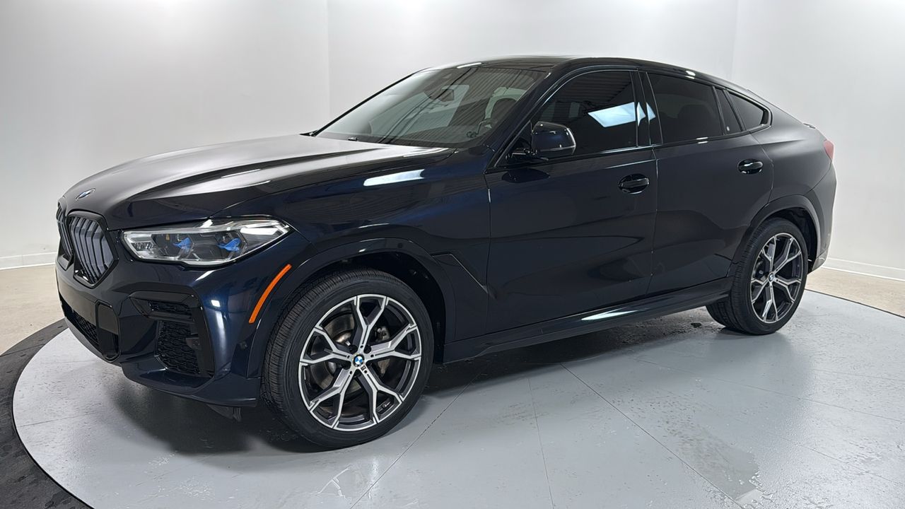 Carbon Black Metallic 2023 BMW X6 xDrive40i AWD SUV / Crossover All-Wheel Drive 8-Speed Automatic