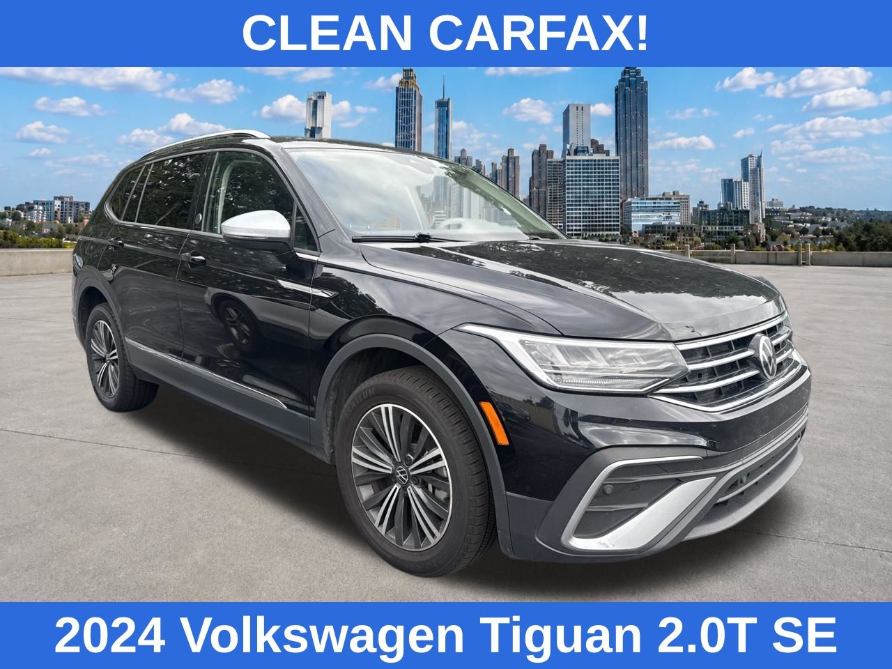 Black 2024 Volkswagen Tiguan SUV / Crossover Front-Wheel Drive 8-Speed Automatic