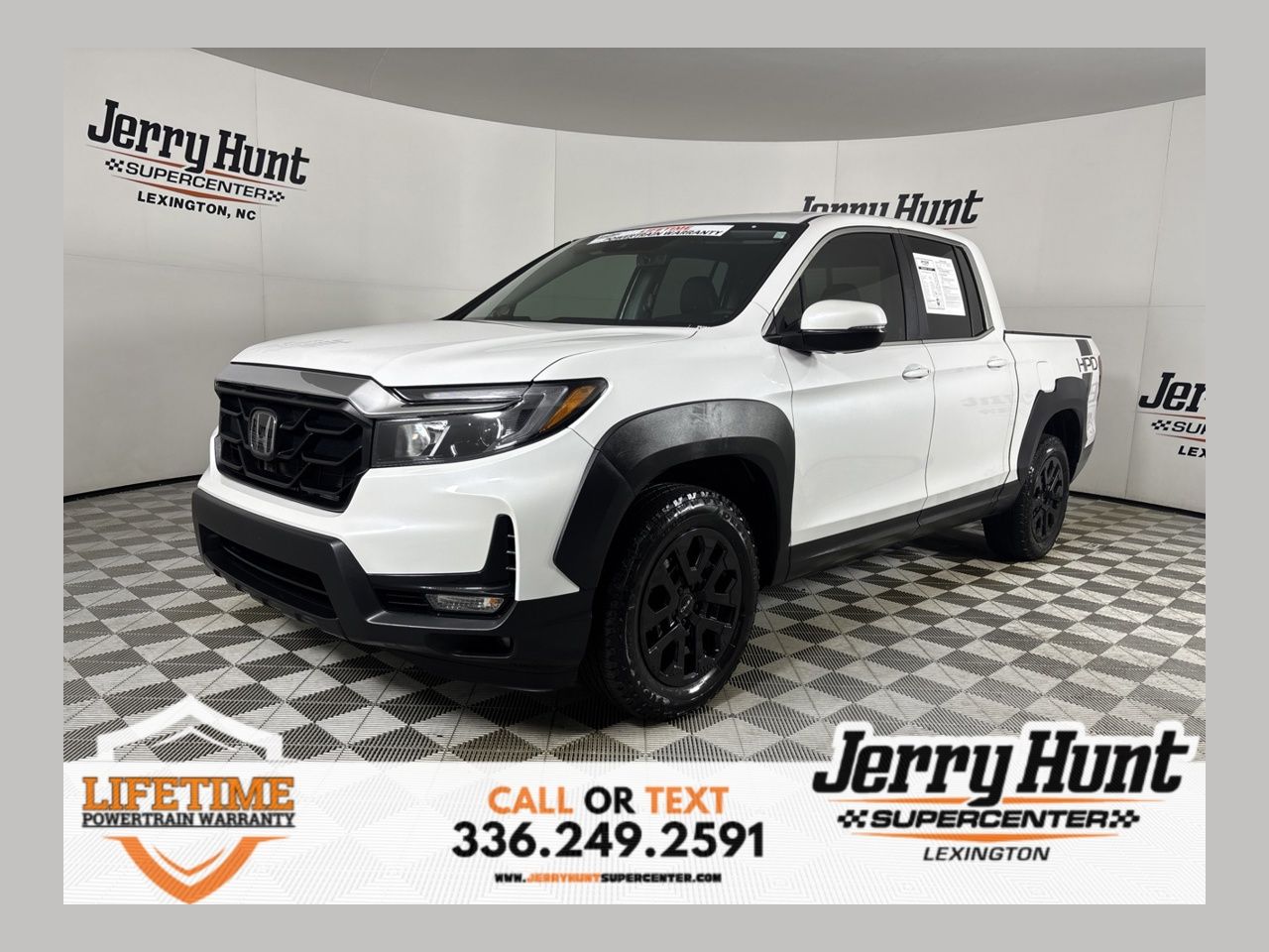 White 2023 Honda Ridgeline Pickup Truck All-Wheel Drive 9-Speed Automatic