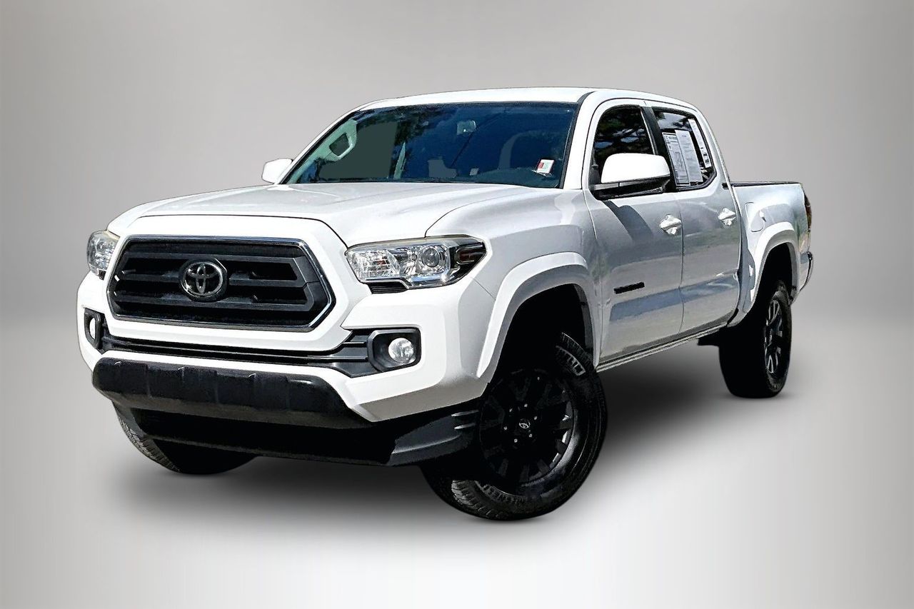 Super White 2020 Toyota Tacoma Pickup Truck 4X2 6-Speed Automatic