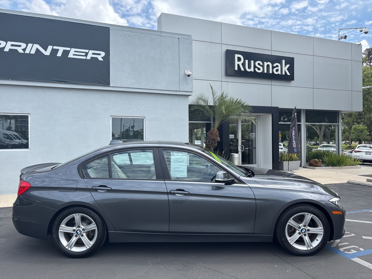 Gray (Mineral Grey Metallic) 2015 BMW 3 Series 328i Sedan RWD Sedan Rear-Wheel Drive 8-Speed Automatic