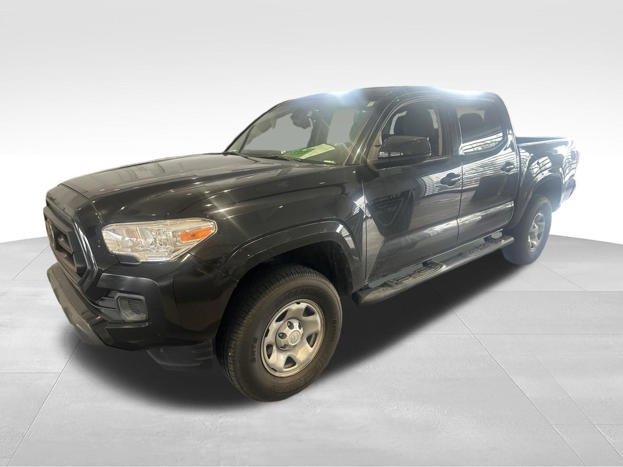 Midnight Black Metallic 2021 Toyota Tacoma Pickup Truck Four-Wheel Drive 6-Speed Automatic