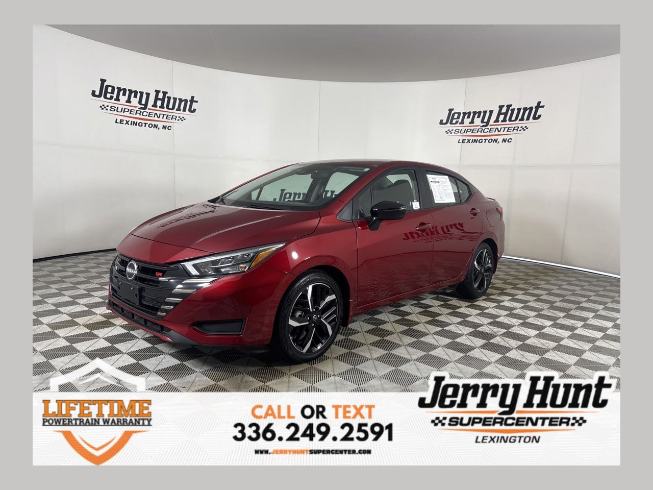 Red (Scarlet Ember Tintcoat) 2025 Nissan Versa SR FWD Sedan Front-Wheel Drive Continuously Variable Transmission