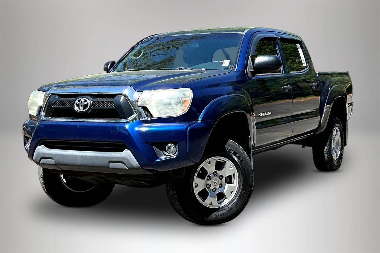 Blue Ribbon Metallic 2015 Toyota Tacoma Double Cab V6 PreRunner Pickup Truck 4X2 5-Speed Automatic