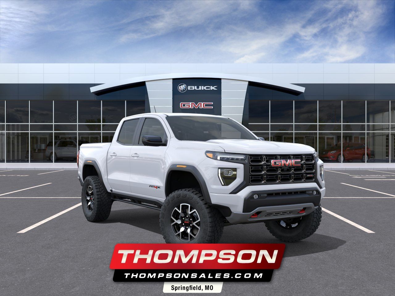 Summit White 2026 GMC Canyon Pickup Truck Four-Wheel Drive 8-Speed Automatic