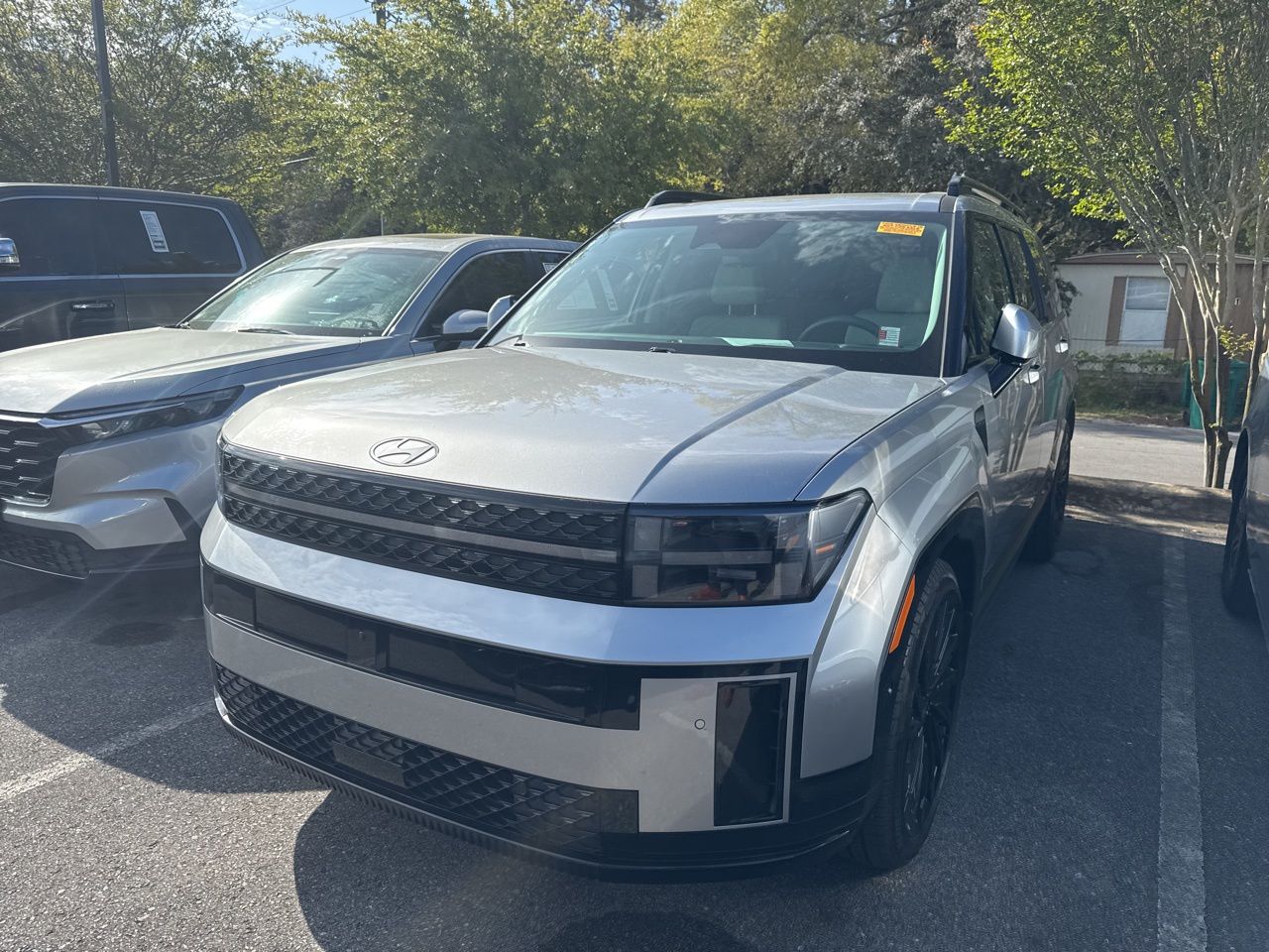 Shimmering Silver Pearl 2025 Hyundai Santa Fe Calligraphy FWD SUV / Crossover Front-Wheel Drive Automatic