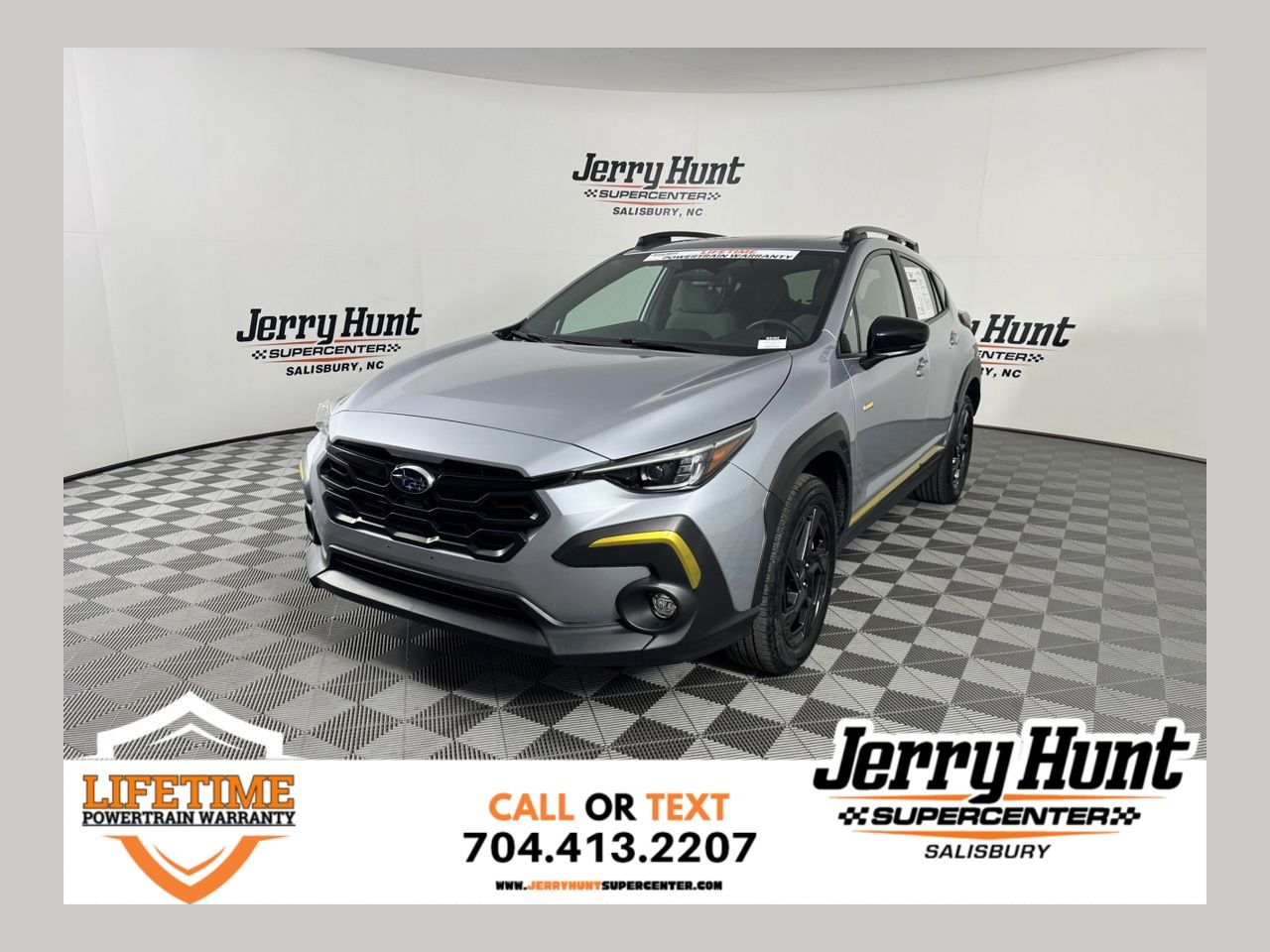 Ice Silver Metallic 2024 Subaru Crosstrek Sport AWD SUV / Crossover All-Wheel Drive Continuously Variable Transmission