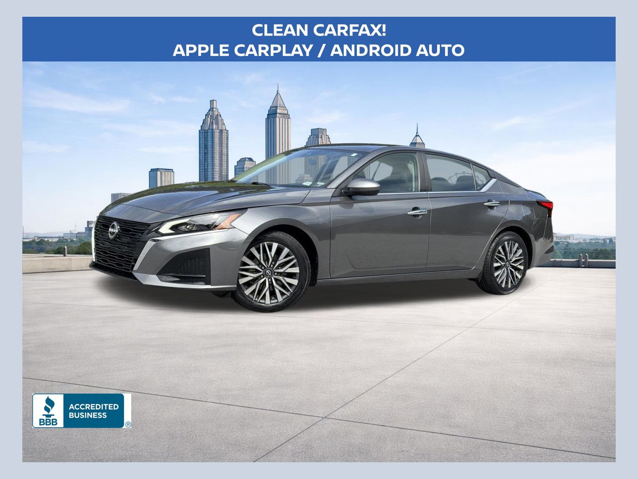 Gray (Gun Metallic) 2023 Nissan Altima 2.5 SV FWD Sedan Front-Wheel Drive Continuously Variable Transmission