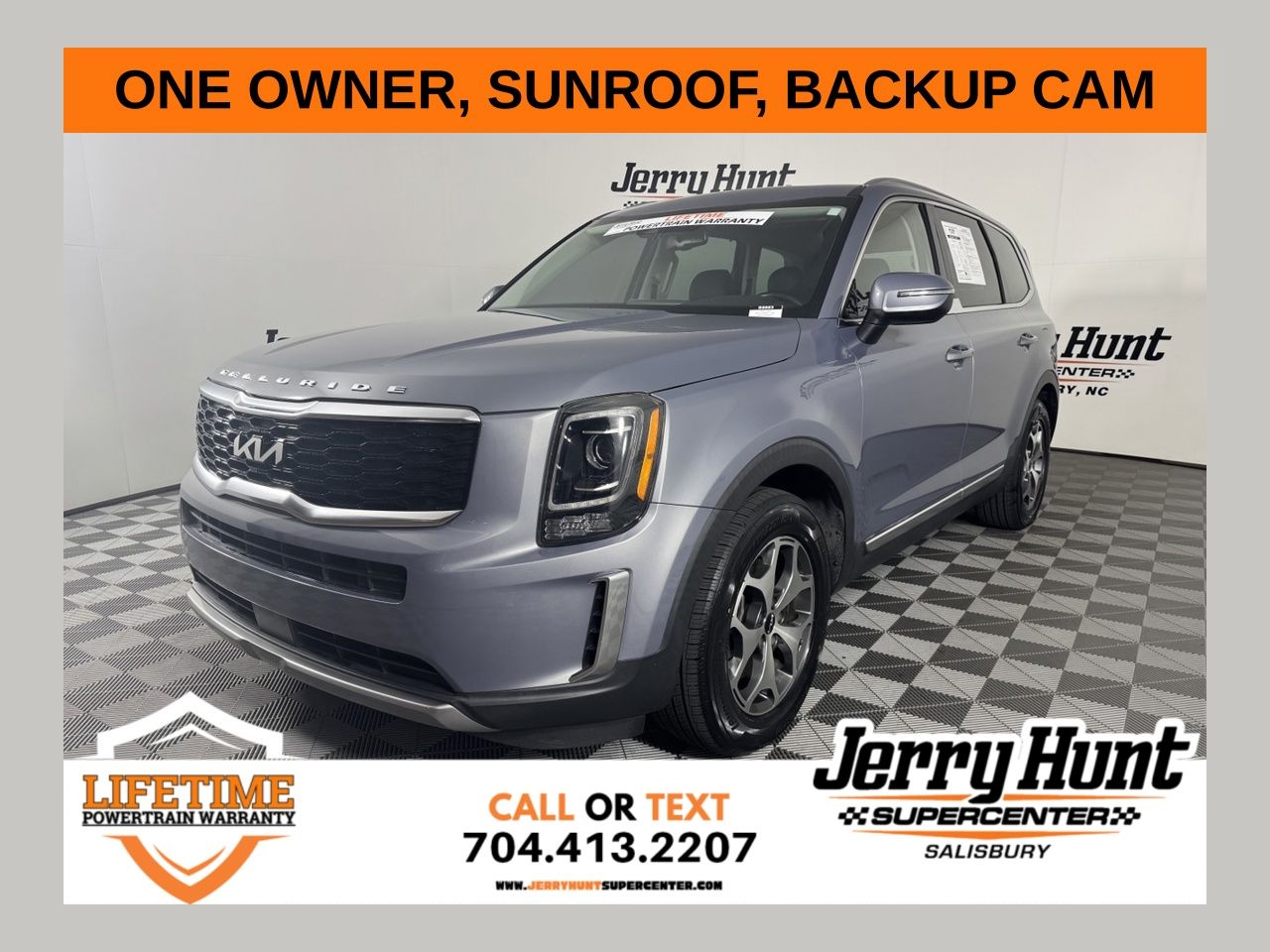 Everlasting Silver 2022 Kia Telluride EX FWD SUV / Crossover Front-Wheel Drive 8-Speed Automatic