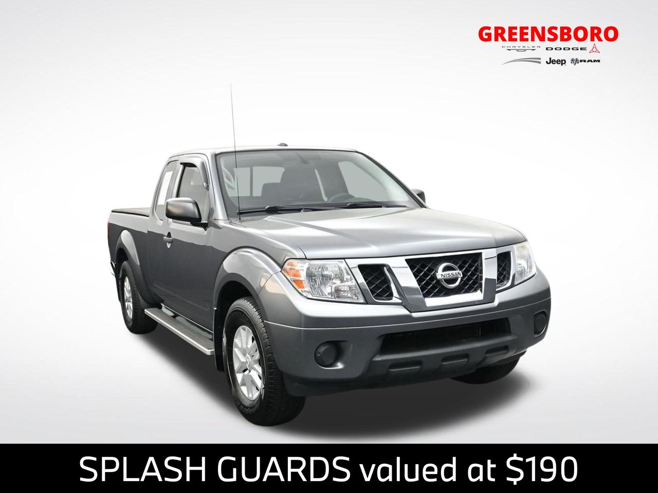 Gray (Gun Metallic) 2018 Nissan Frontier SV King Cab Pickup Truck 4X2 5-Speed Automatic Overdrive