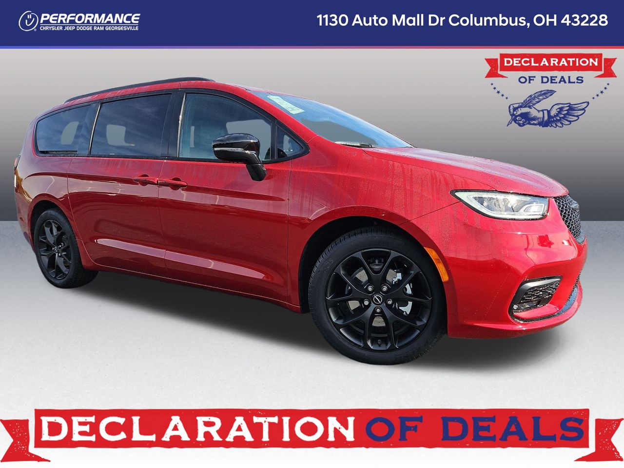 Red Hot Pearlcoat 2026 Chrysler Pacifica Select FWD Minivan Front-Wheel Drive 9-Speed Automatic