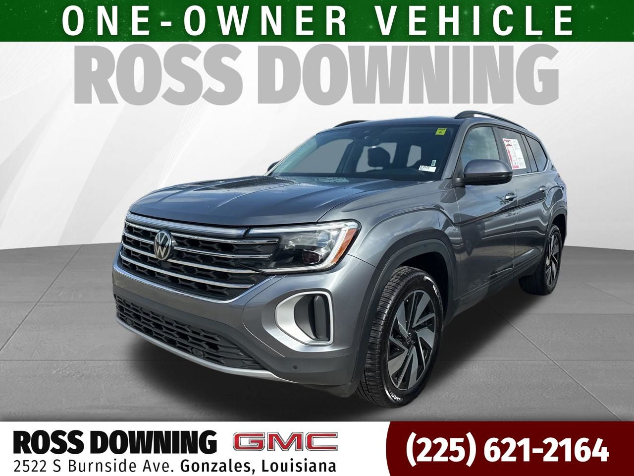 Gray 2025 Volkswagen Atlas SE FWD with Technology SUV / Crossover Front-Wheel Drive 8-Speed Automatic