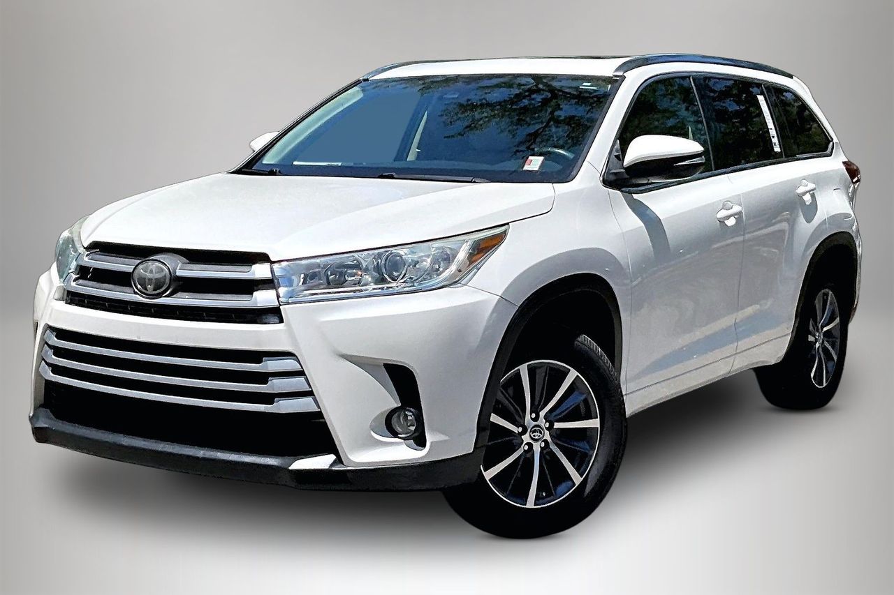 White (Blizzard Pearl) 2017 Toyota Highlander XLE SUV / Crossover Front-Wheel Drive 8-Speed Automatic