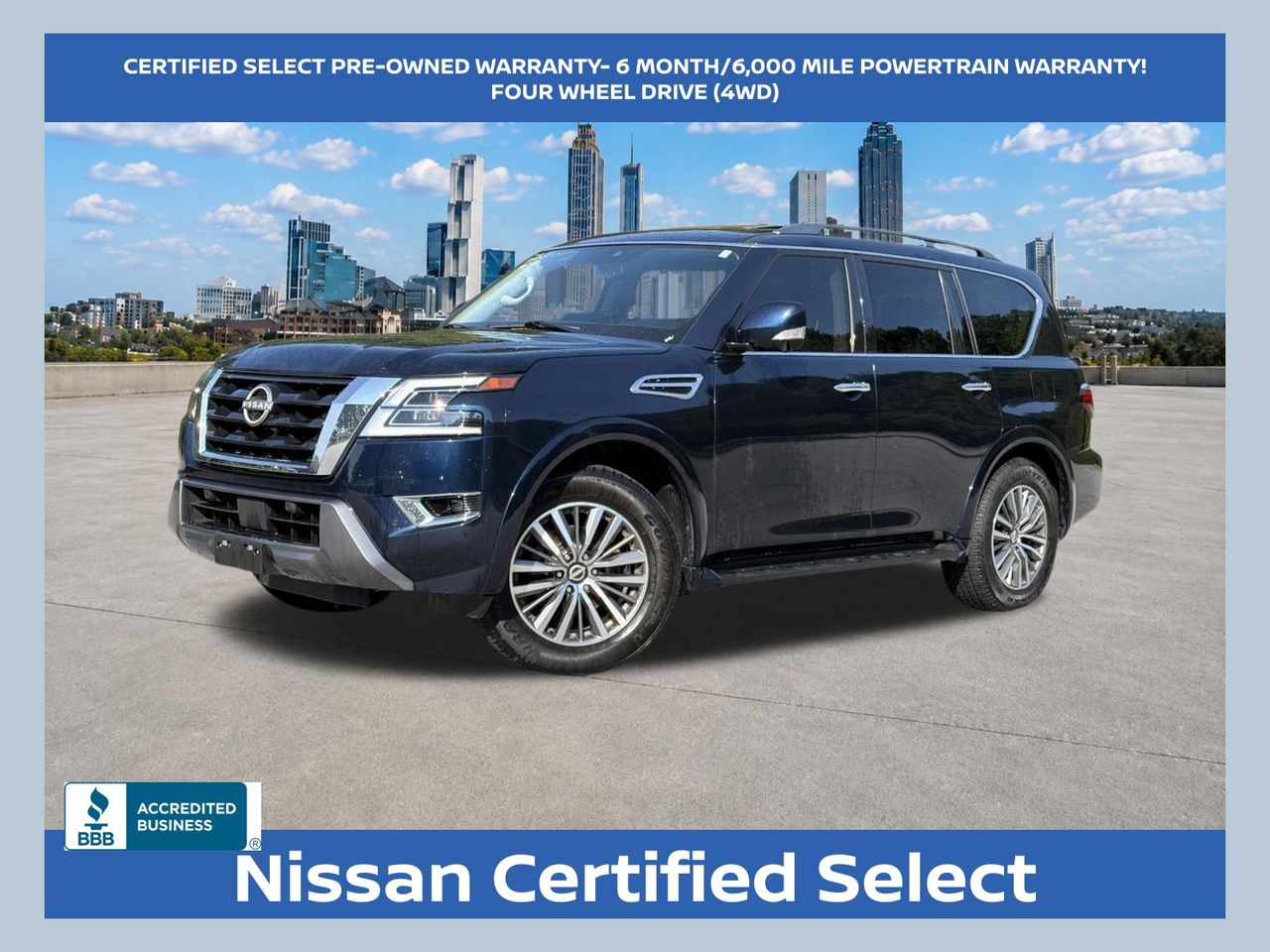 Hermosa Blue Pearl 2023 Nissan Armada SUV / Crossover Four-Wheel Drive 7-Speed Automatic