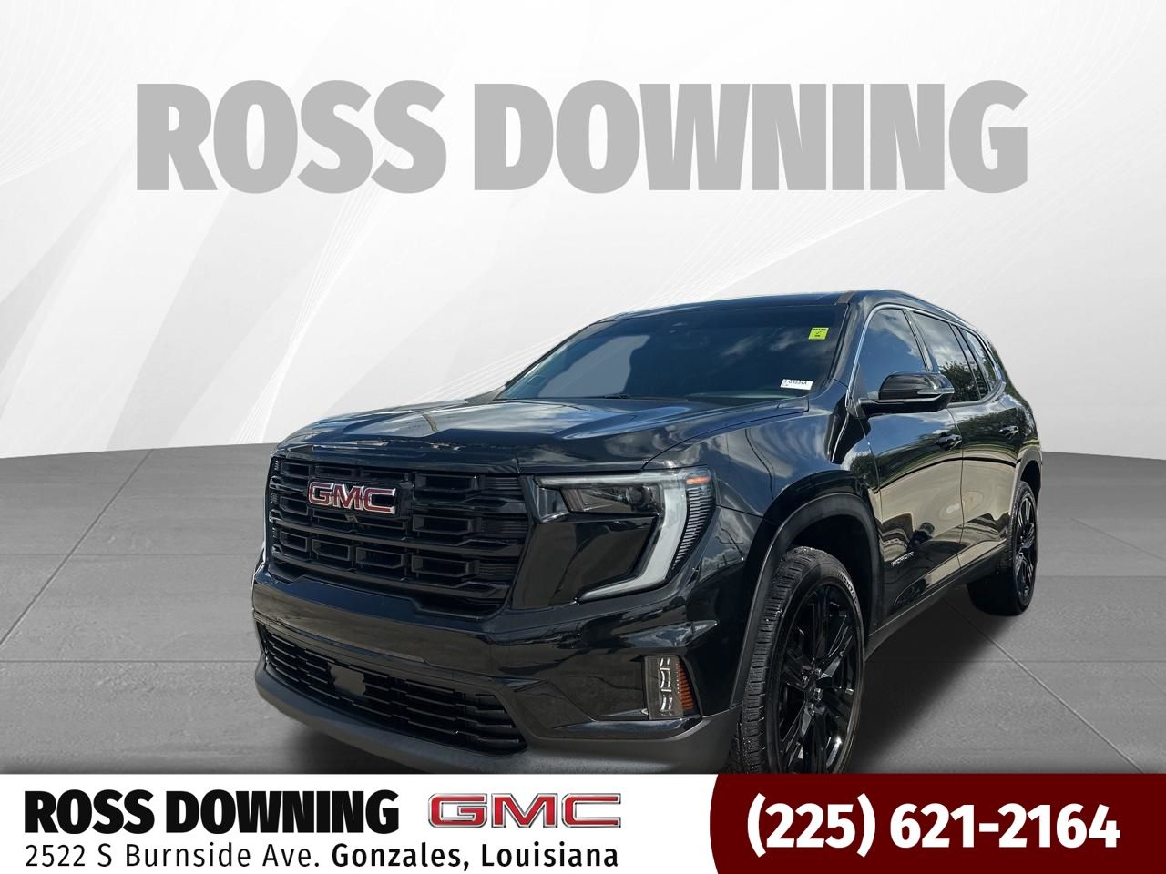Black (Ebony Twilight Metallic) 2024 GMC Acadia Elevation FWD SUV / Crossover Front-Wheel Drive 8-Speed Automatic