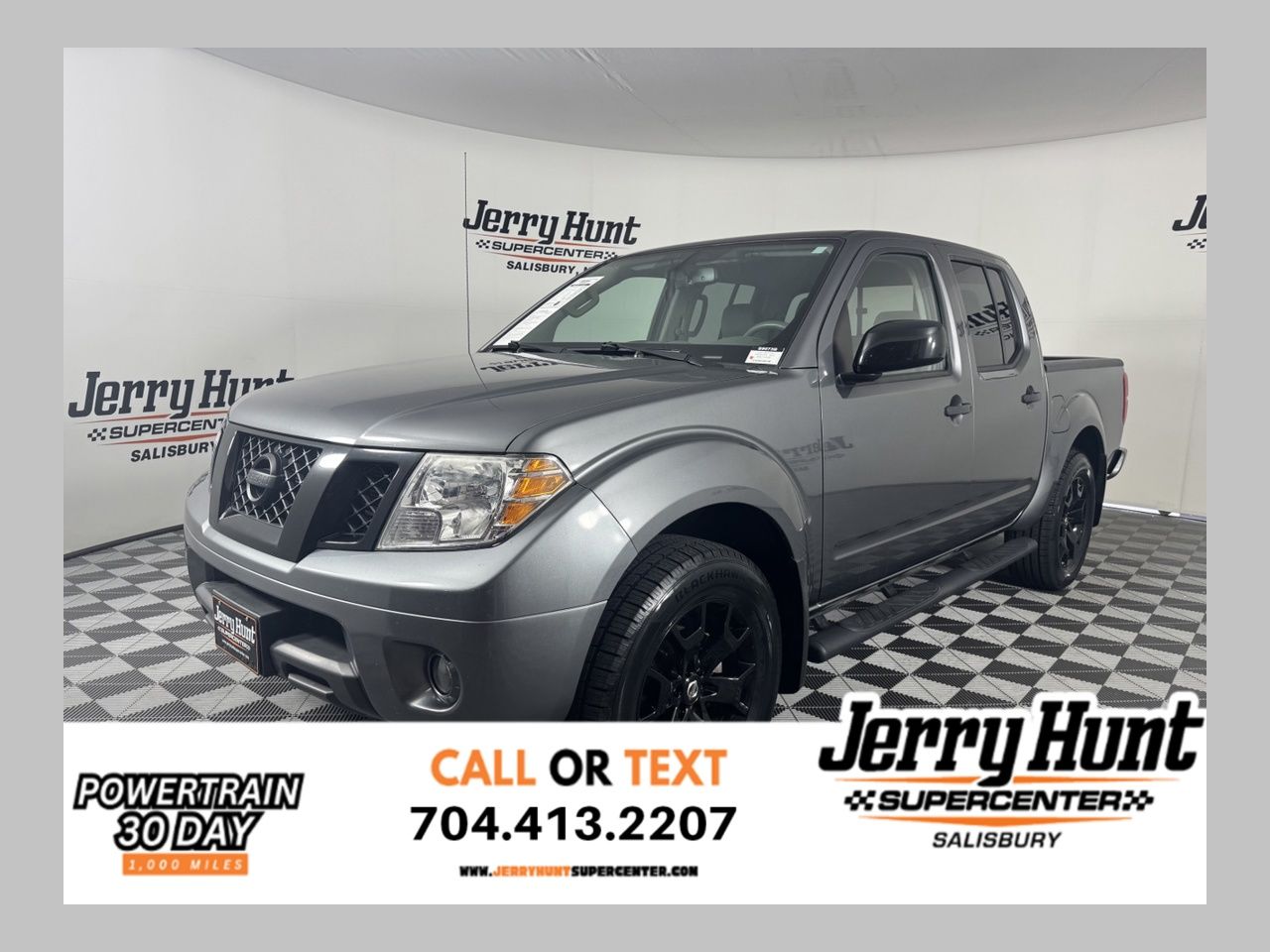 Gray (Gun Metallic) 2021 Nissan Frontier Pickup Truck Four-Wheel Drive 9-Speed Automatic