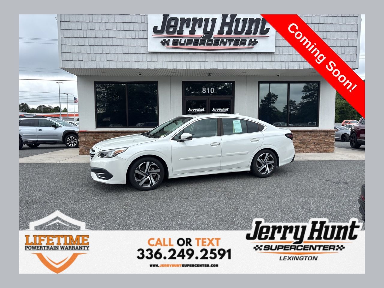 White 2022 Subaru Legacy Limited AWD Sedan All-Wheel Drive Continuously Variable Transmission