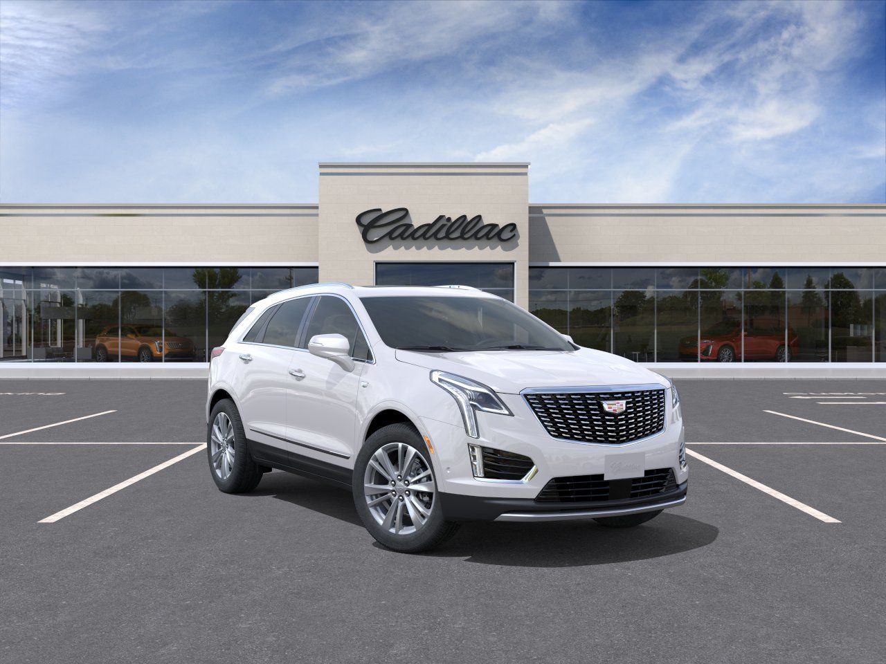 Crystal White Tricoat 2026 Cadillac XT5 Premium Luxury AWD SUV / Crossover Four-Wheel Drive 9-Speed Automatic