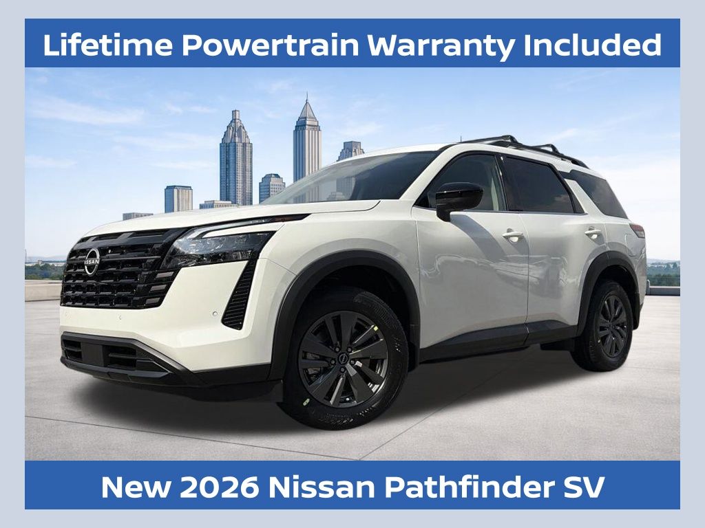 Glacier White 2026 Nissan Pathfinder SV FWD SUV / Crossover Front-Wheel Drive 9-Speed Automatic