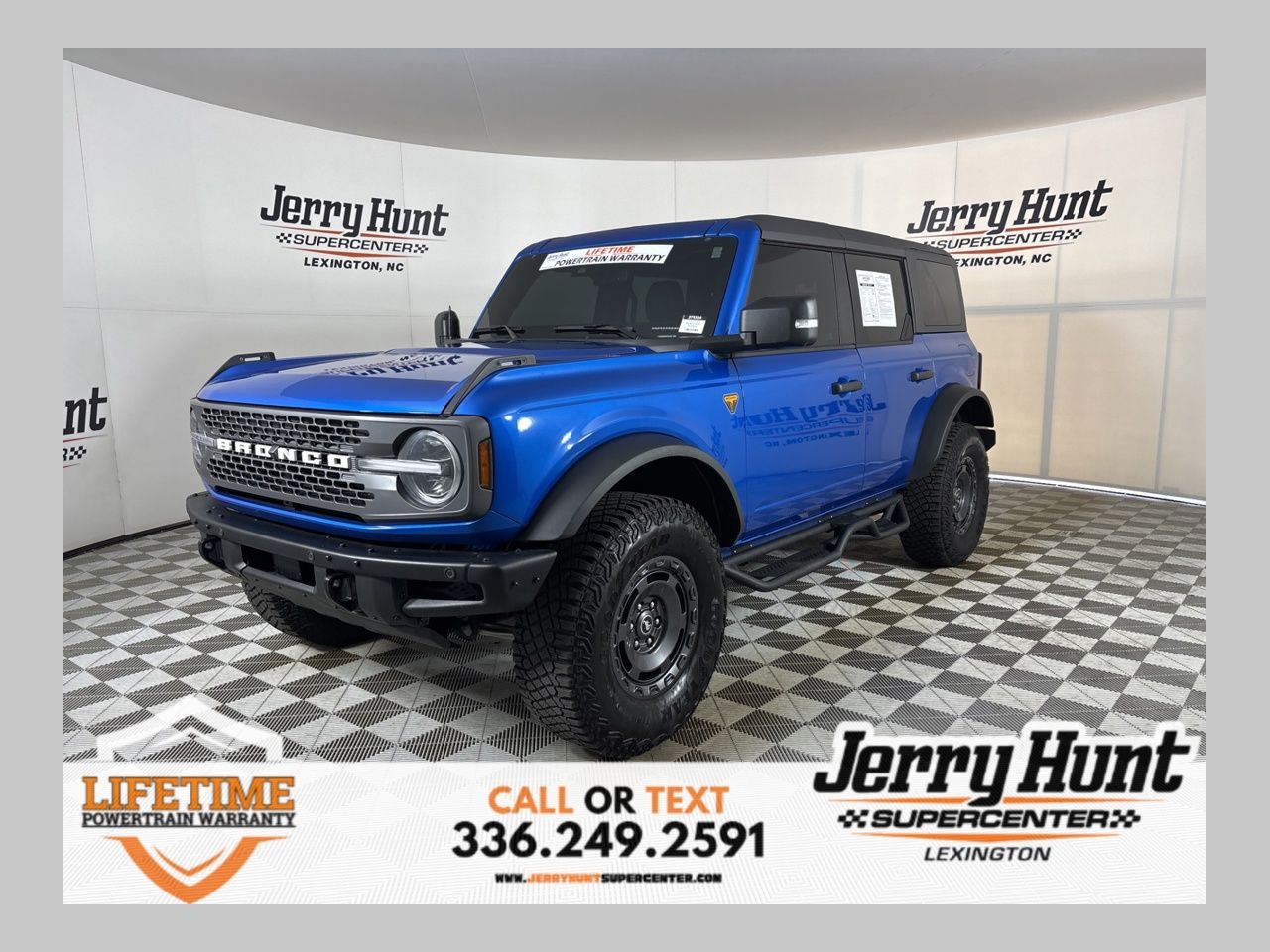 Blue Metallic 2024 Ford Bronco Badlands 4-Door 4WD SUV / Crossover Four-Wheel Drive Automatic