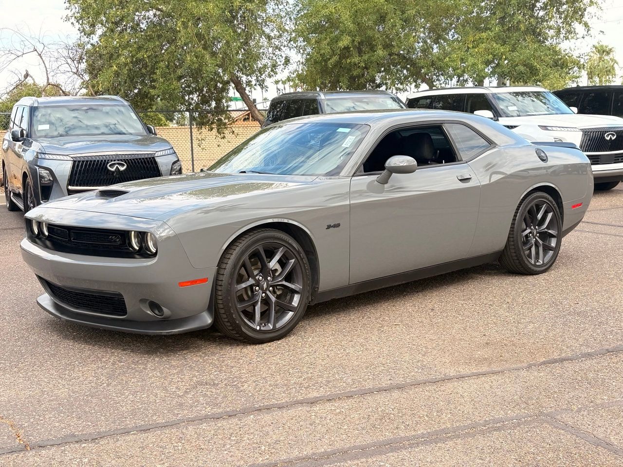 Destroyer Gray Clearcoat 2023 Dodge Challenger Coupe Rear-Wheel Drive 8-Speed Automatic