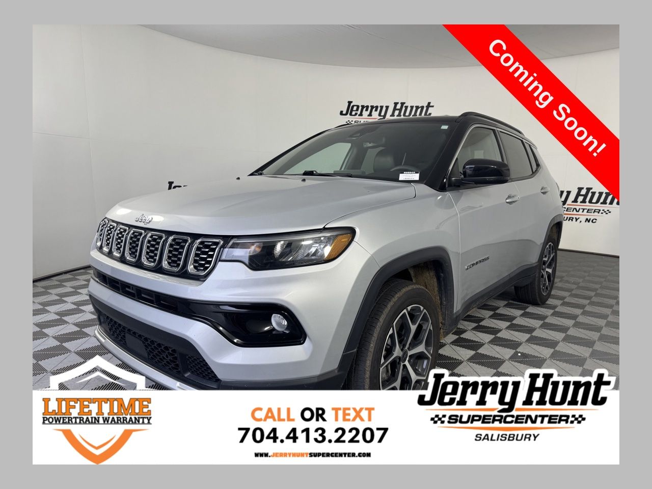 Silver Zynith Metallic Clearcoat 2025 Jeep Compass SUV / Crossover Four-Wheel Drive 8-Speed Automatic