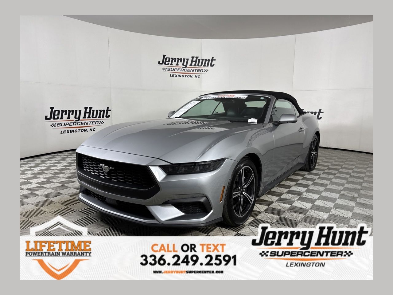 Silver Metallic 2025 Ford Mustang Convertible Rear-Wheel Drive Automatic