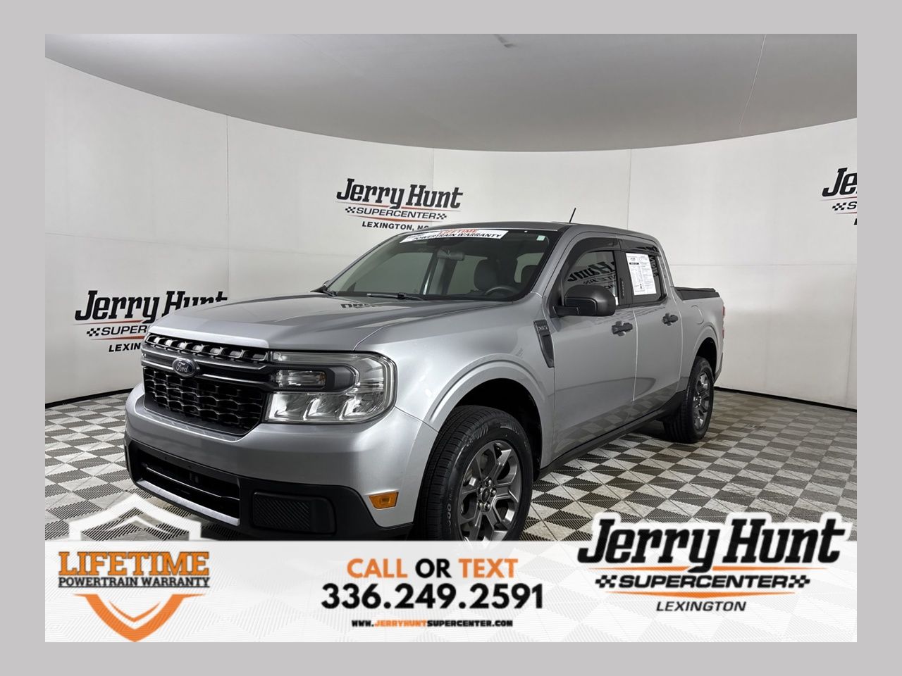 Silver Metallic 2022 Ford Maverick Pickup Truck Front-Wheel Drive Continuously Variable Transmission