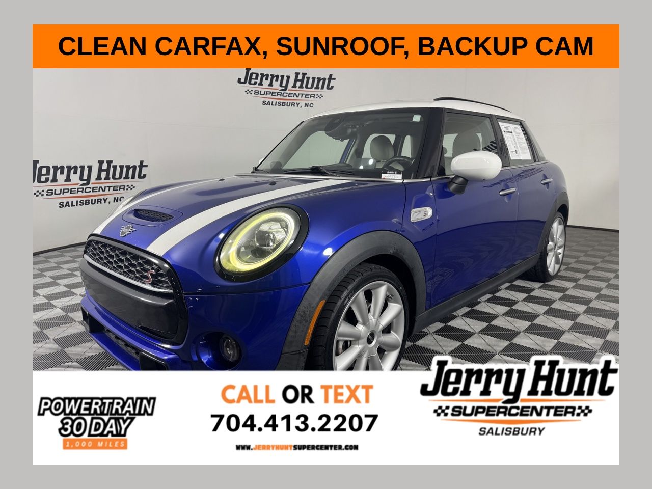 Blue Metallic 2020 MINI Cooper Hatchback Automatic