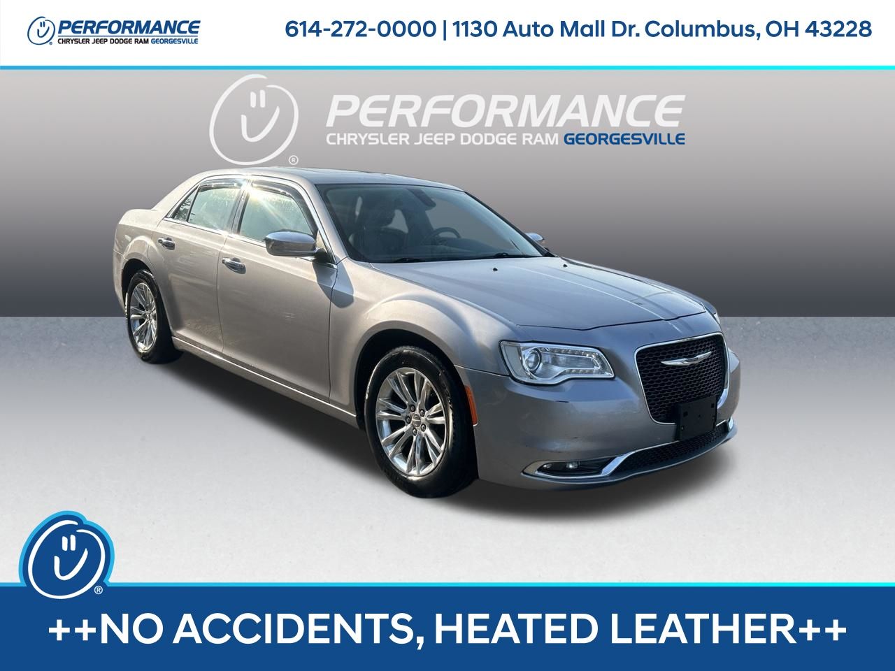 Billet Silver Metallic Clearcoat 2016 Chrysler 300 Sedan Rear-Wheel Drive 8-Speed Automatic