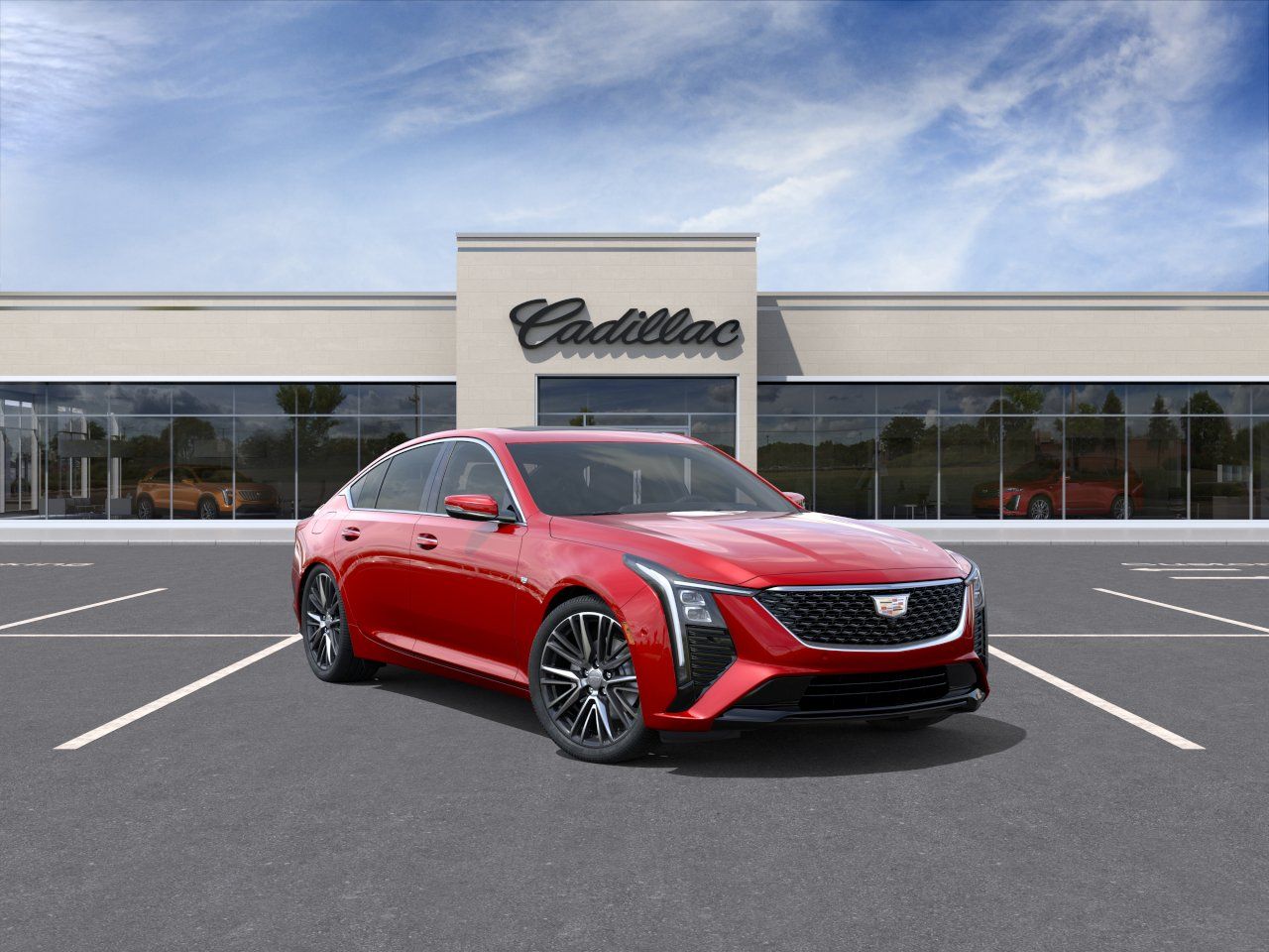 Radiant Red Tintcoat 2026 Cadillac CT5 Premium Luxury AWD Sedan All-Wheel Drive Automatic