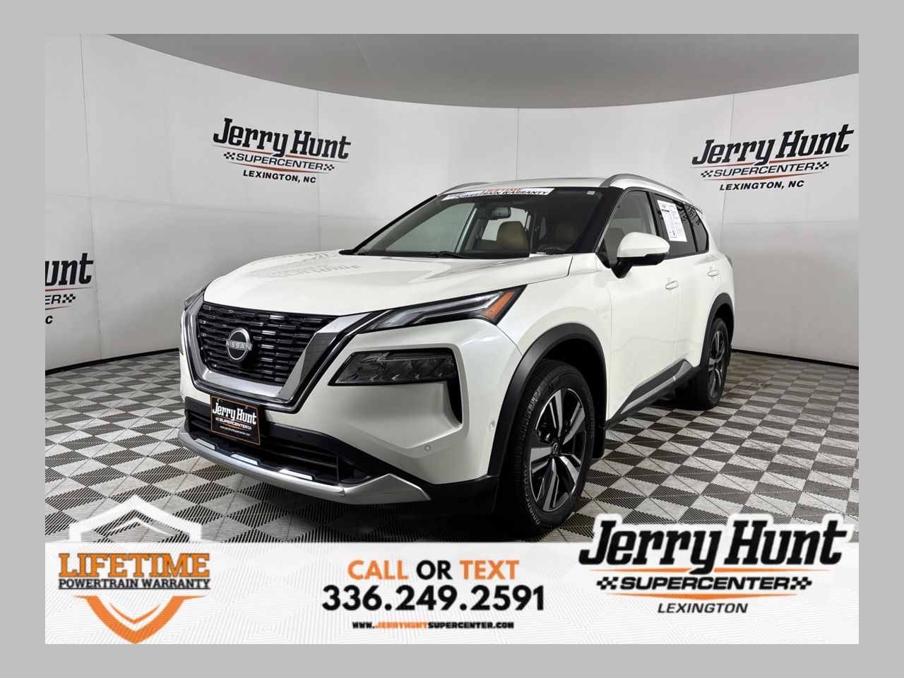 Pearl White Tricoat 2023 Nissan Rogue SUV / Crossover All-Wheel Drive Continuously Variable Transmission