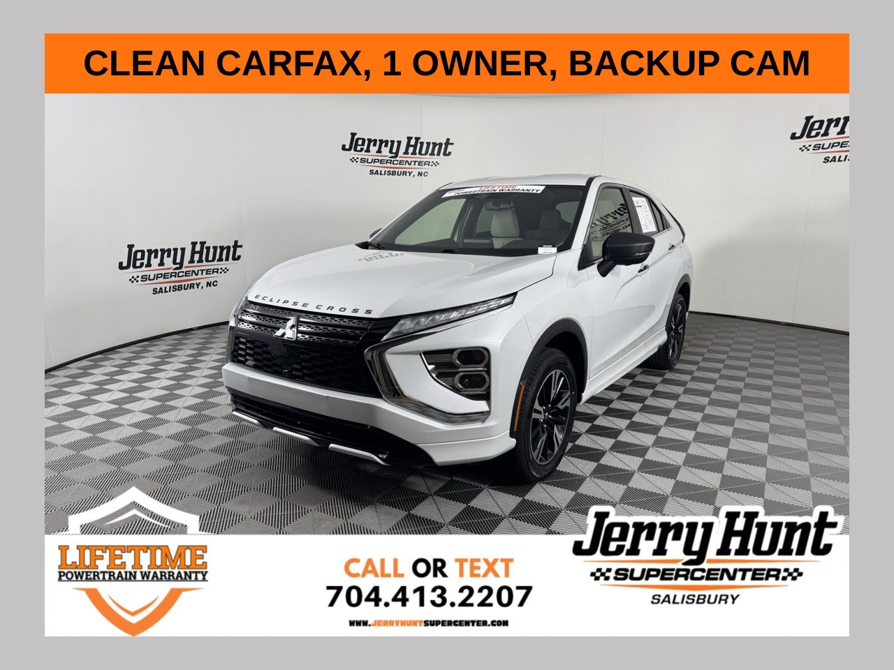 White 2024 Mitsubishi Eclipse Cross SEL S-AWC SUV / Crossover All-Wheel Drive Continuously Variable Transmission