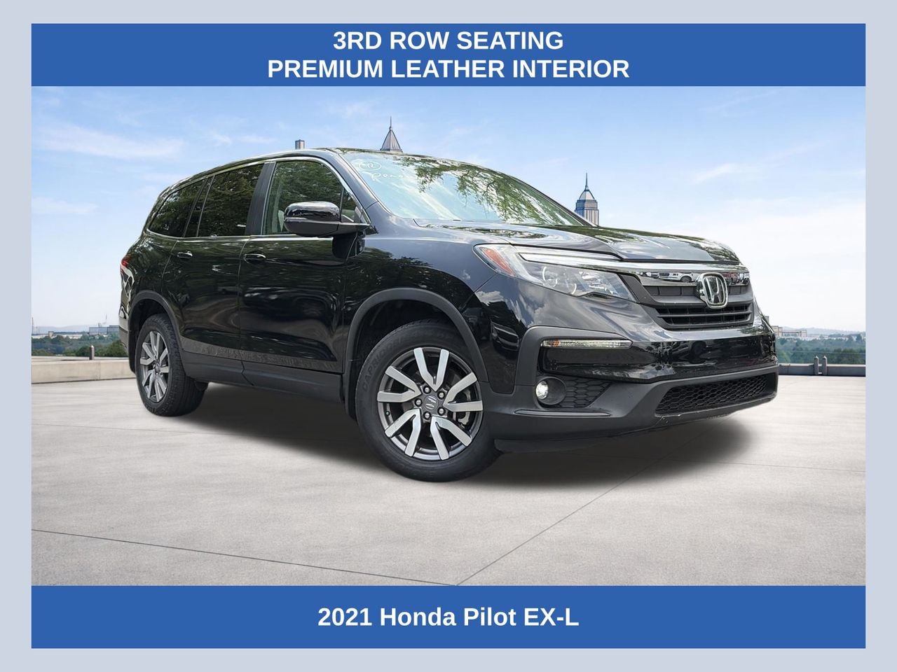 Black 2021 Honda Pilot SUV / Crossover Front-Wheel Drive 9-Speed Automatic