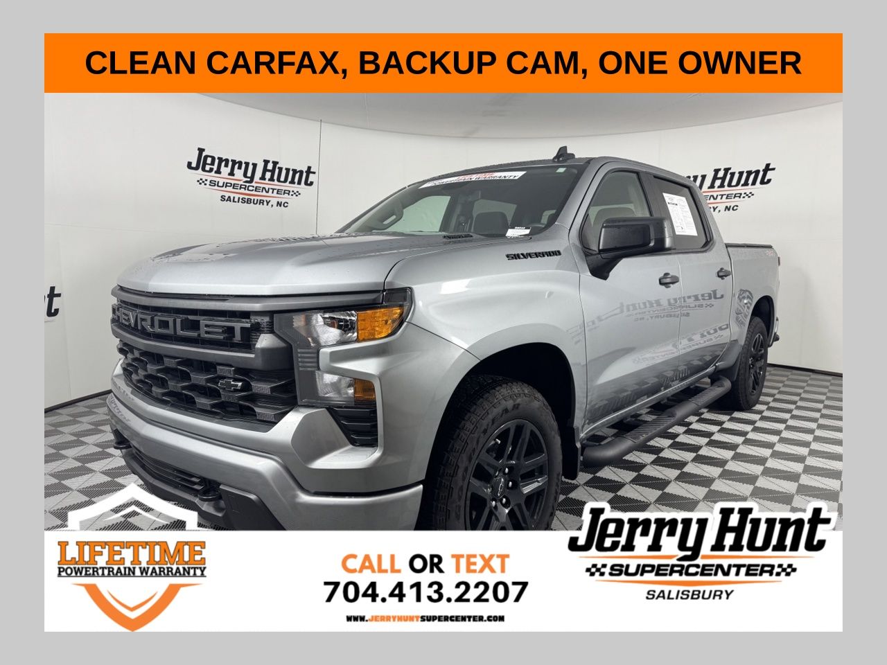 Sterling Gray Metallic 2025 Chevrolet Silverado 1500 Pickup Truck Four-Wheel Drive 8-Speed Automatic
