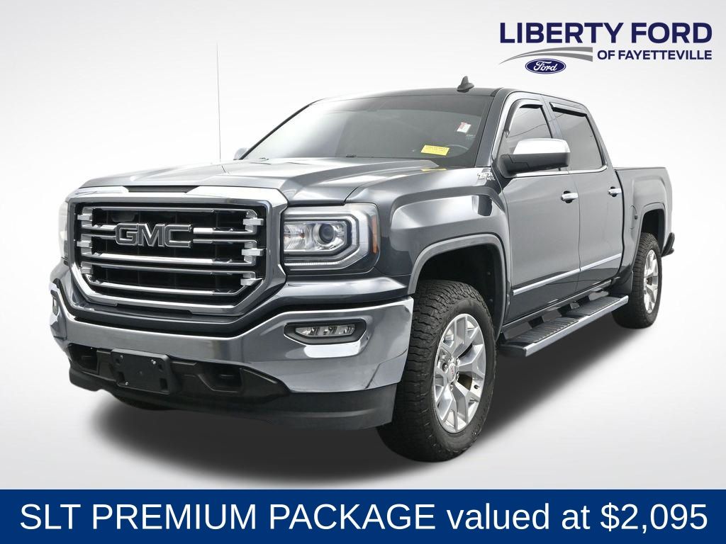 Dark Slate Metallic 2017 GMC Sierra 1500 Pickup Truck Four-Wheel Drive 6-Speed Automatic Overdrive