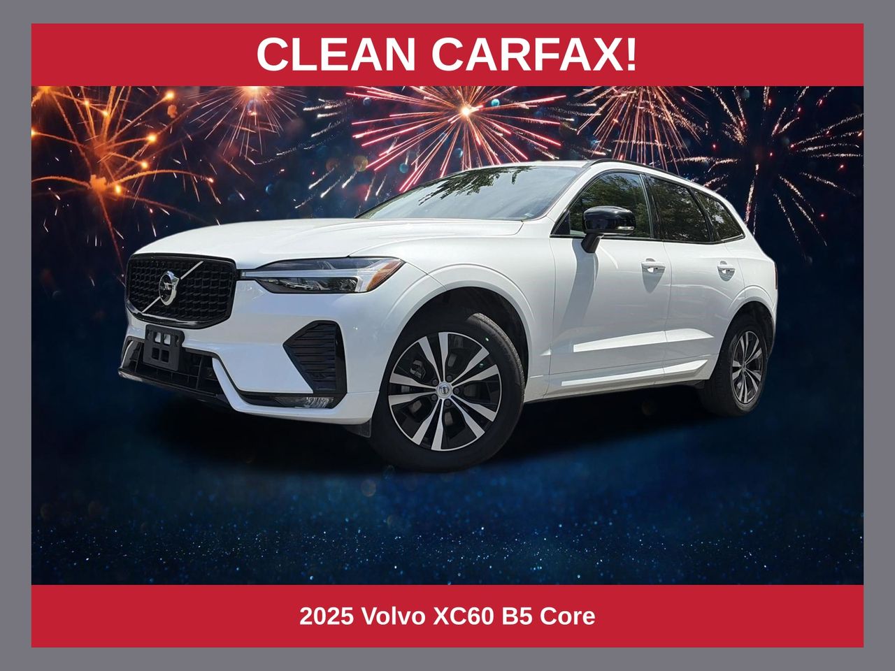 White 2025 Volvo XC60 SUV / Crossover All-Wheel Drive Automatic