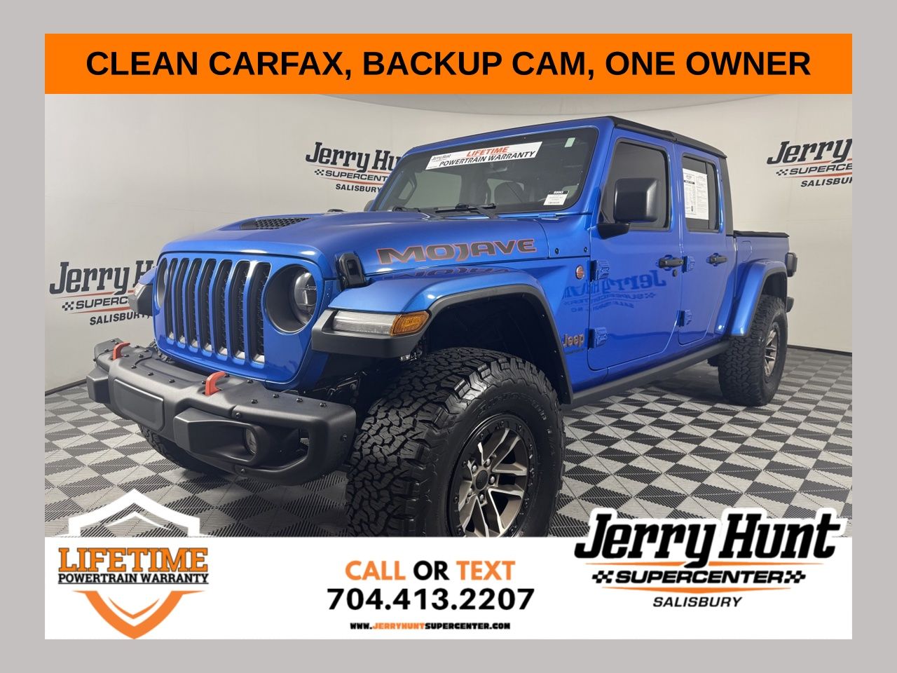 Hydro Blue Pearlcoat 2023 Jeep Gladiator Pickup Truck Four-Wheel Drive 6-Speed Manual