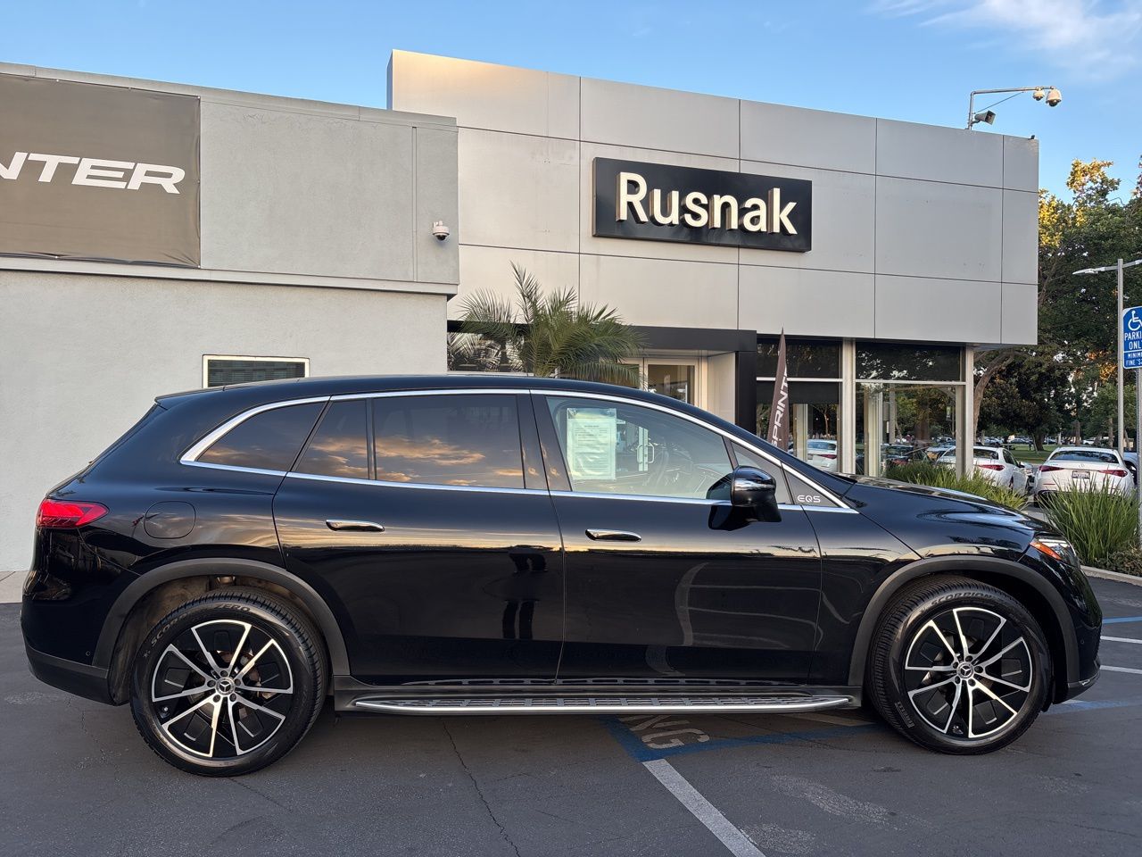 Obsidian Black Metallic 2023 Mercedes-Benz EQS 450+ RWD Sedan Rear-Wheel Drive 1-Speed Automatic