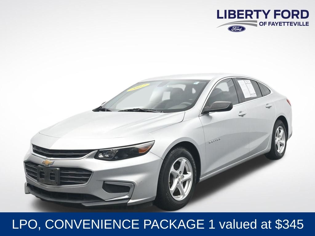 Silver Ice Metallic 2017 Chevrolet Malibu Sedan Front-Wheel Drive 6-Speed Automatic