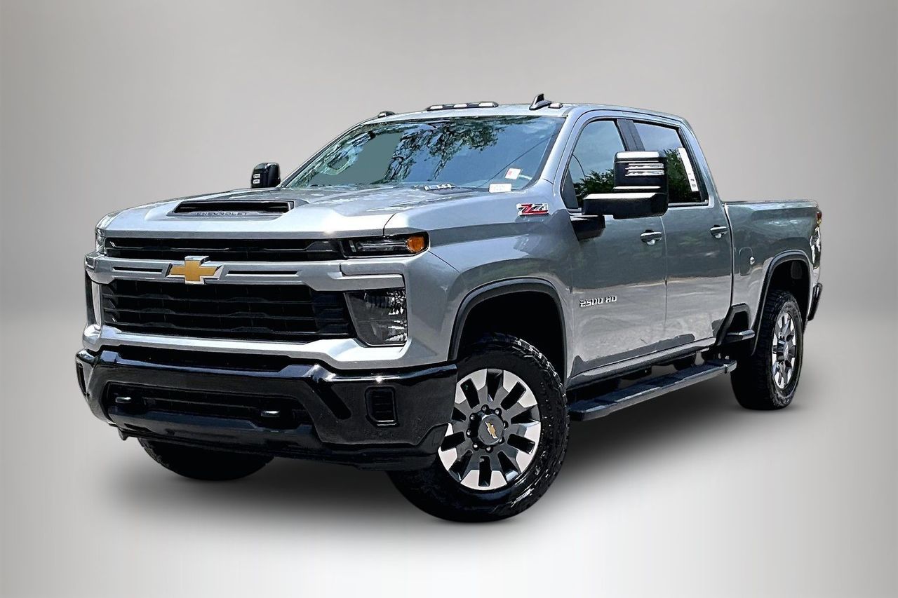 Sterling Gray Metallic 2024 Chevrolet Silverado 2500HD Pickup Truck Four-Wheel Drive Automatic