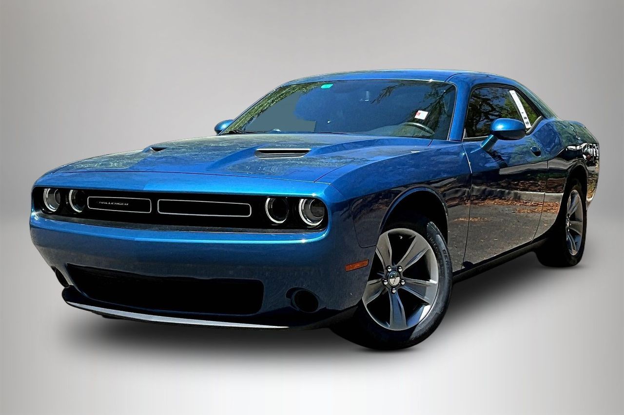 Blue (Frostbite) 2021 Dodge Challenger SXT RWD Coupe Rear-Wheel Drive 8-Speed Automatic