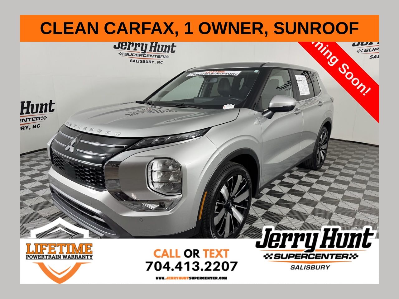 Alloy Silver Metallic 2025 Mitsubishi Outlander SE FWD SUV / Crossover Front-Wheel Drive Continuously Variable Transmission